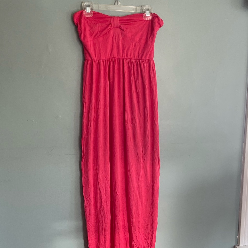 F21 Strapless Maxi Dress